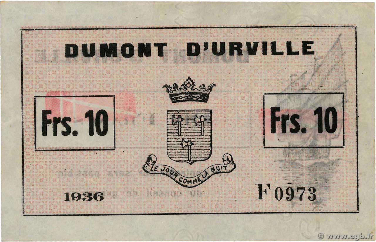 10 Francs FRANCE régionalisme et divers  1936 K.261 SUP