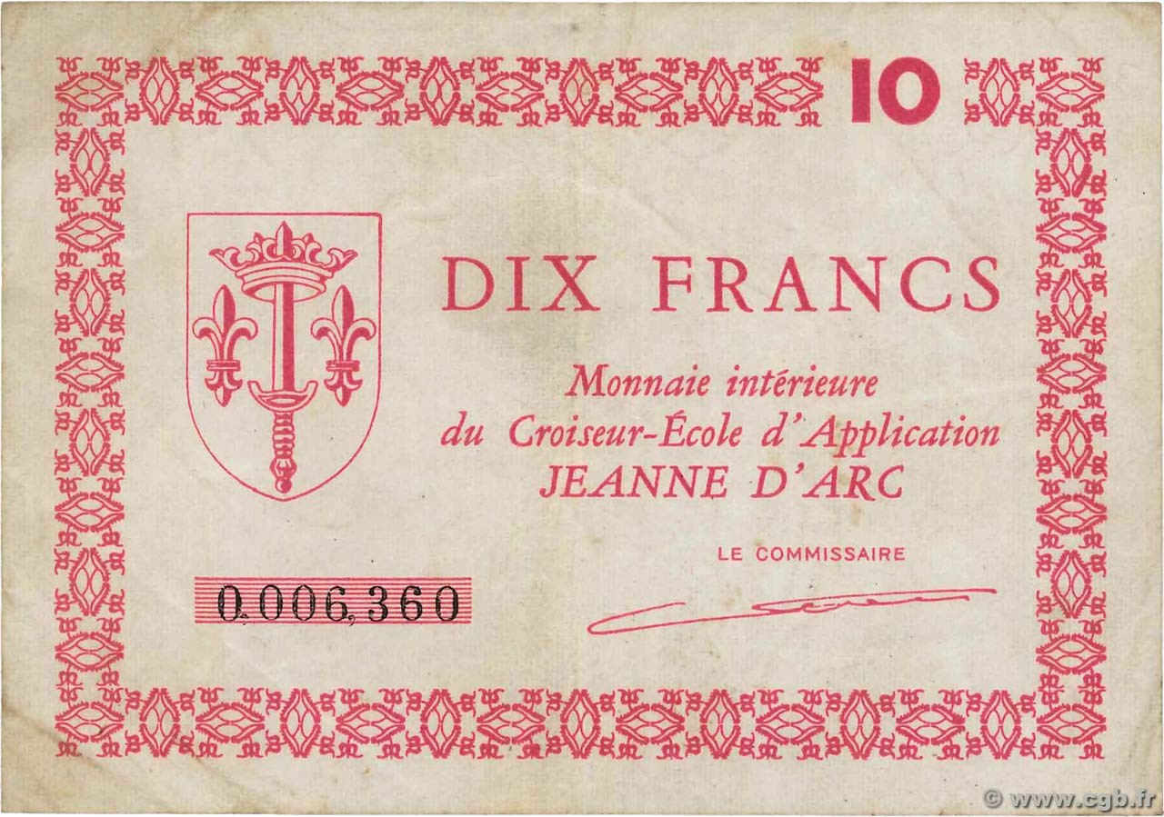 10 Francs FRANCE regionalism and various  1947 K.283 VF