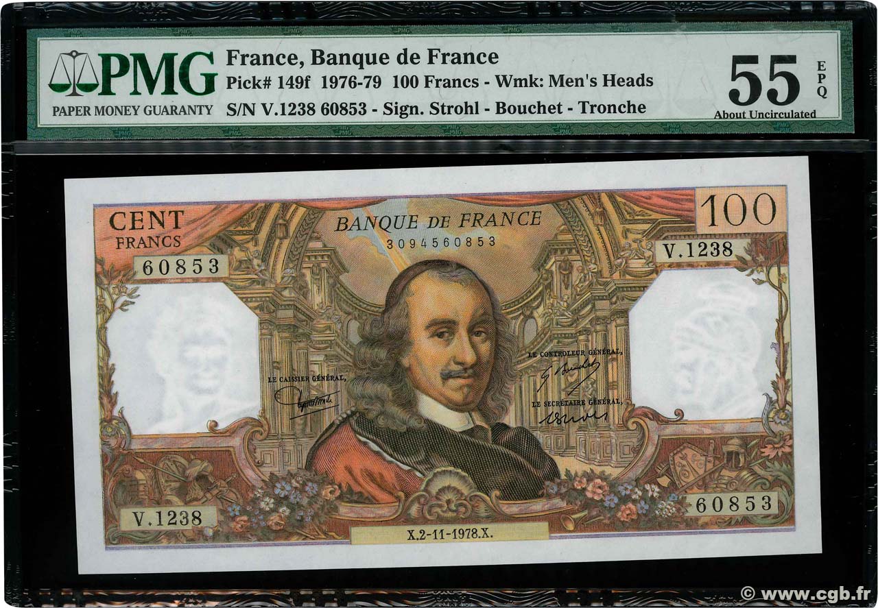 100 Francs CORNEILLE FRANCE  1978 F.65.64 SPL