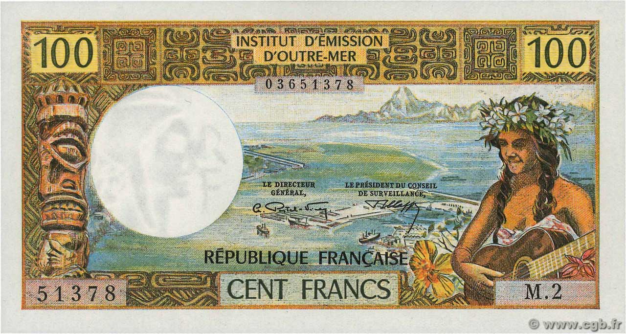 100 Francs NOUVELLE CALÉDONIE  1969 P.59 fST+