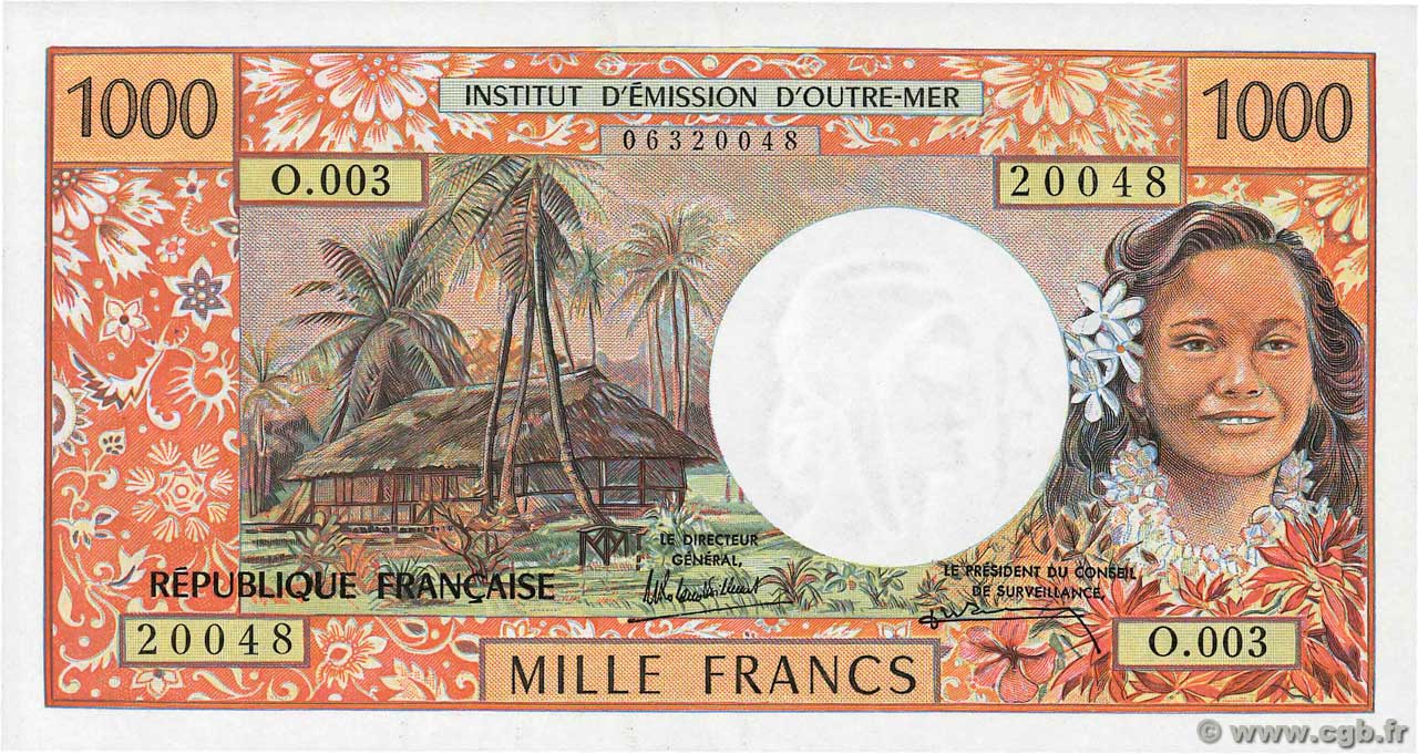 1000 Francs NOUVELLE CALÉDONIE  1994 P.64(c) pr.NEUF