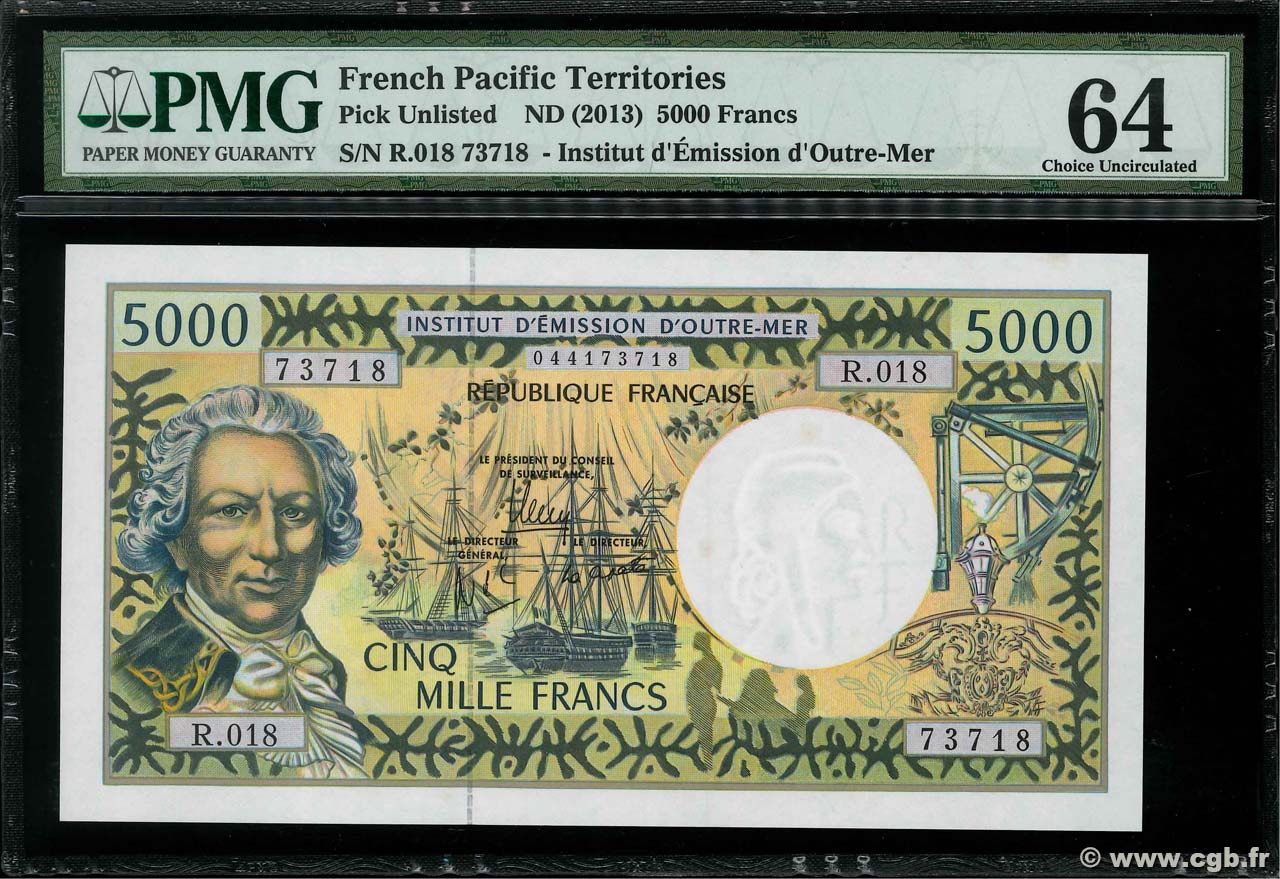5000 Francs POLYNÉSIE, TERRITOIRES D OUTRE MER  2006 P.03 NEUF