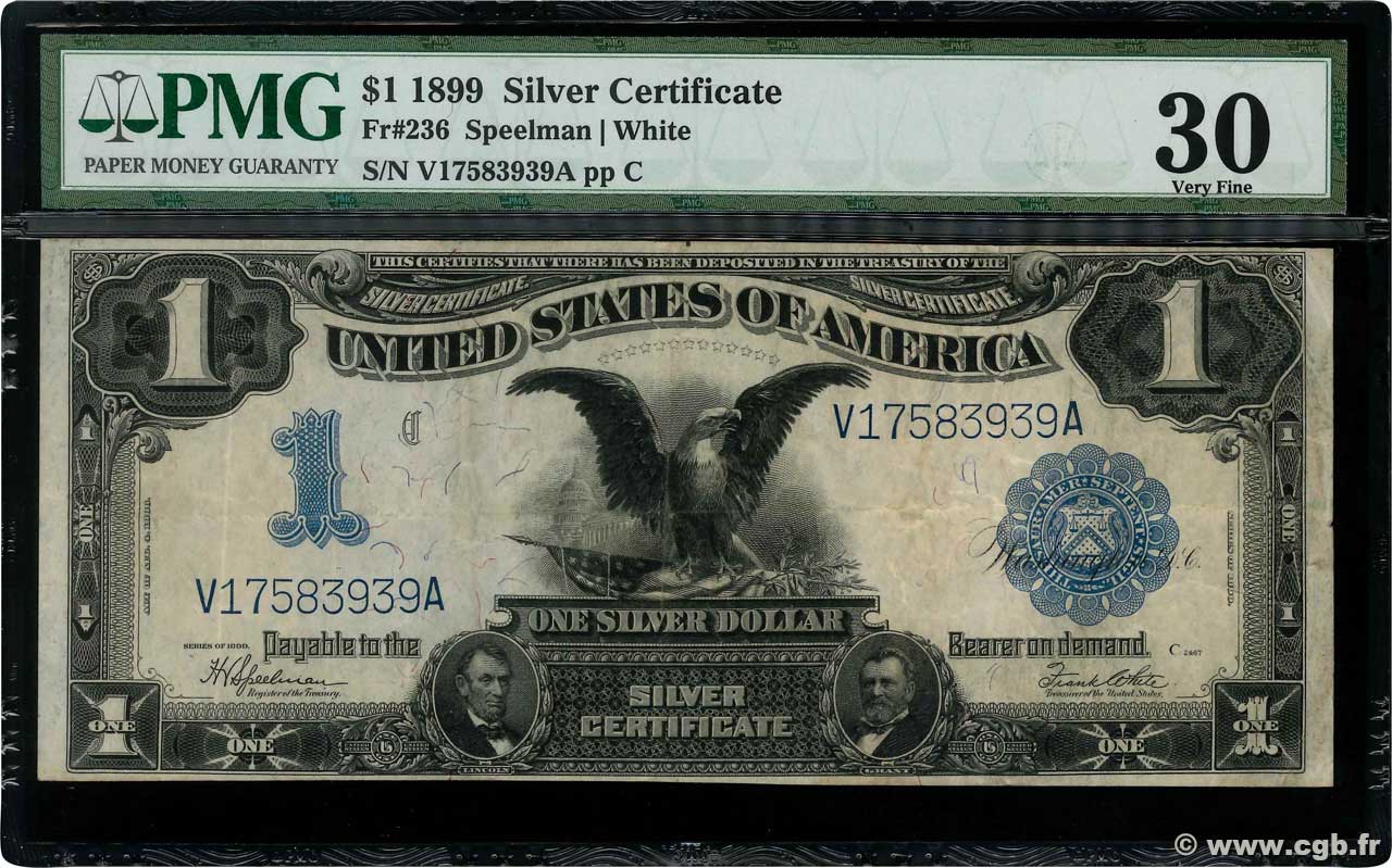 1 Dollar VEREINIGTE STAATEN VON AMERIKA  1899 P.338c SS