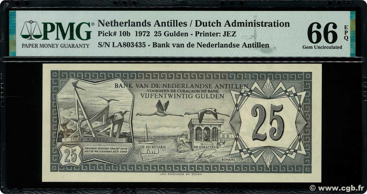 25 Gulden NETHERLANDS ANTILLES  1979 P.10b UNC