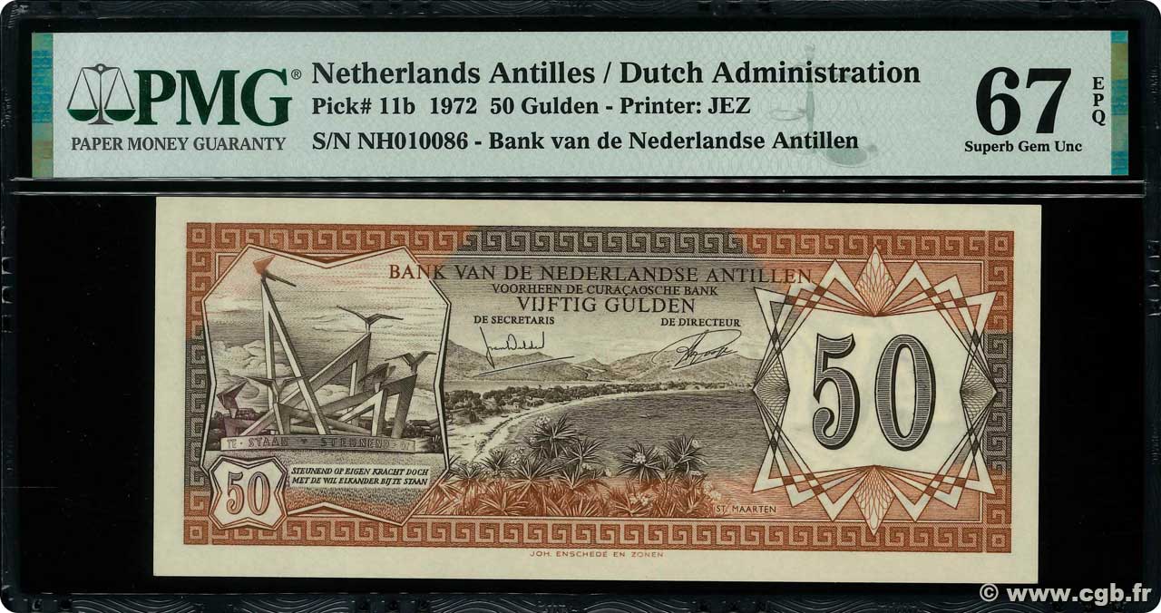50 Gulden ANTILLE OLANDESI  1979 P.11b FDC