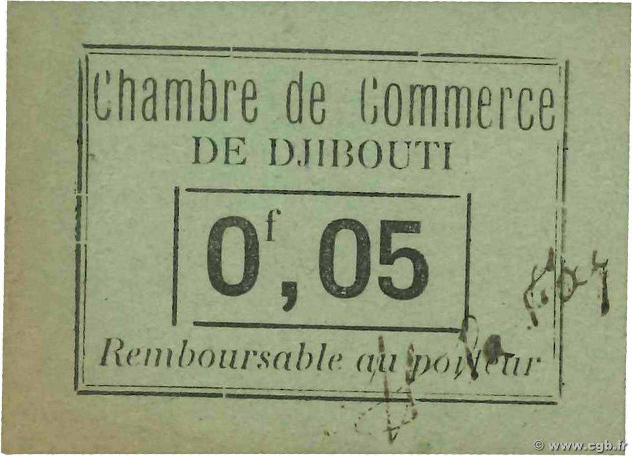 0,05 Franc DJIBUTI  1919 P.21 q.FDC