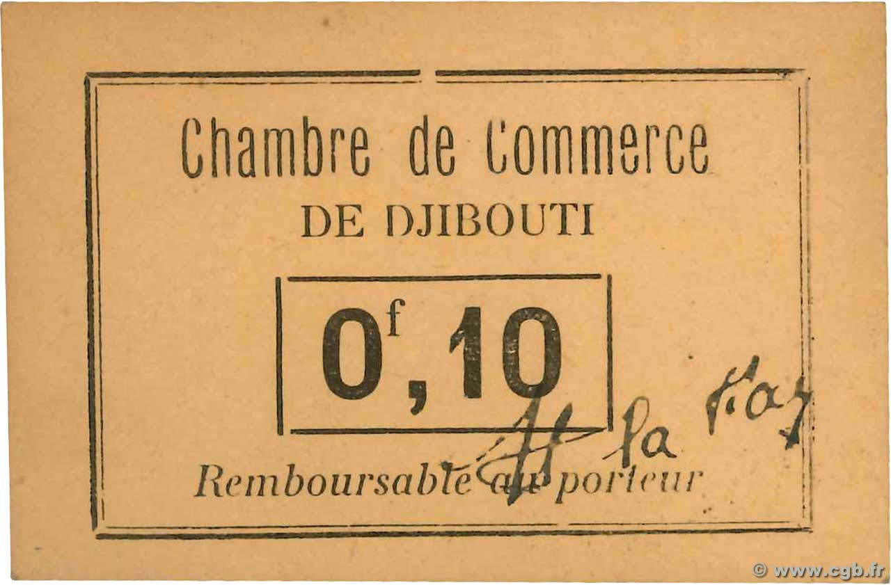 0,10 Franc DSCHIBUTI   1919 P.22 fST+