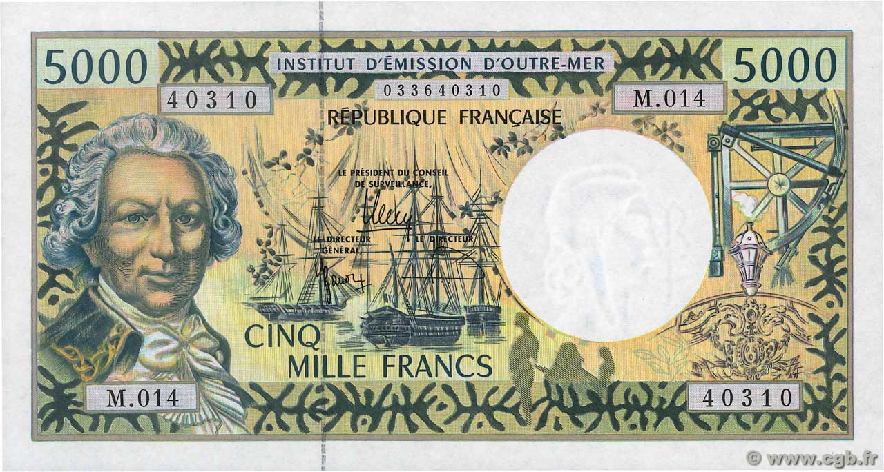 5000 Francs POLYNÉSIE, TERRITOIRES D OUTRE MER  1996 P.03i NEUF