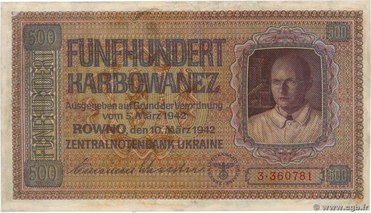 500 Karbowanez UCRANIA  1942 P.057 MBC