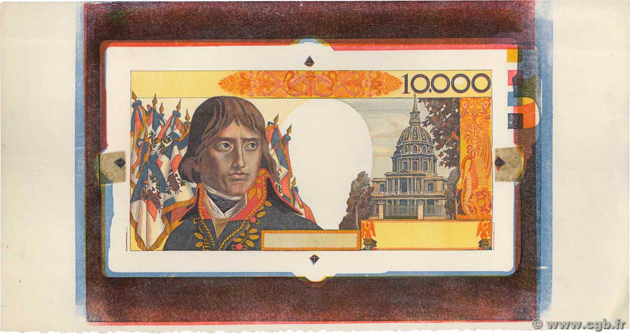 10000 Francs BONAPARTE Épreuve FRANCIA  1955 F.51.00E SC