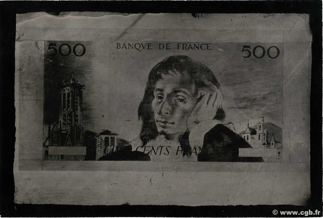 500 Francs PASCAL Photo FRANCE  1968 F.71.00p VF