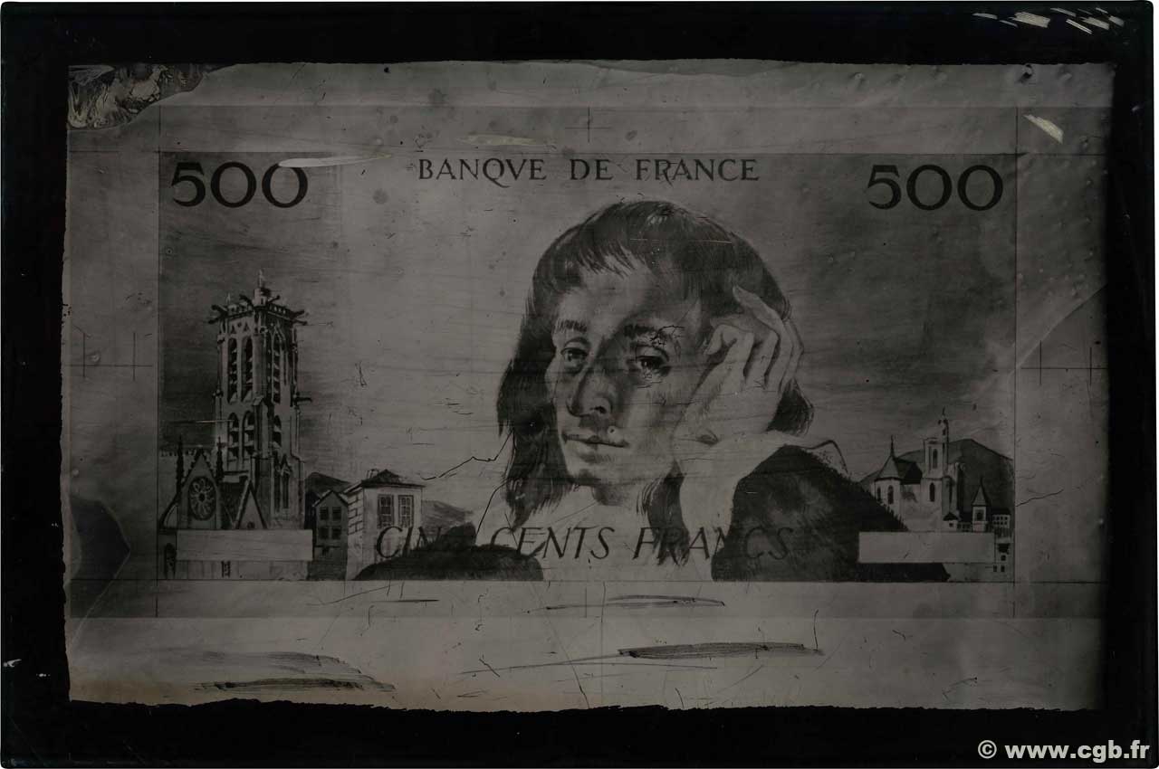 500 Francs PASCAL Photo FRANKREICH  1968 F.71.00p SS