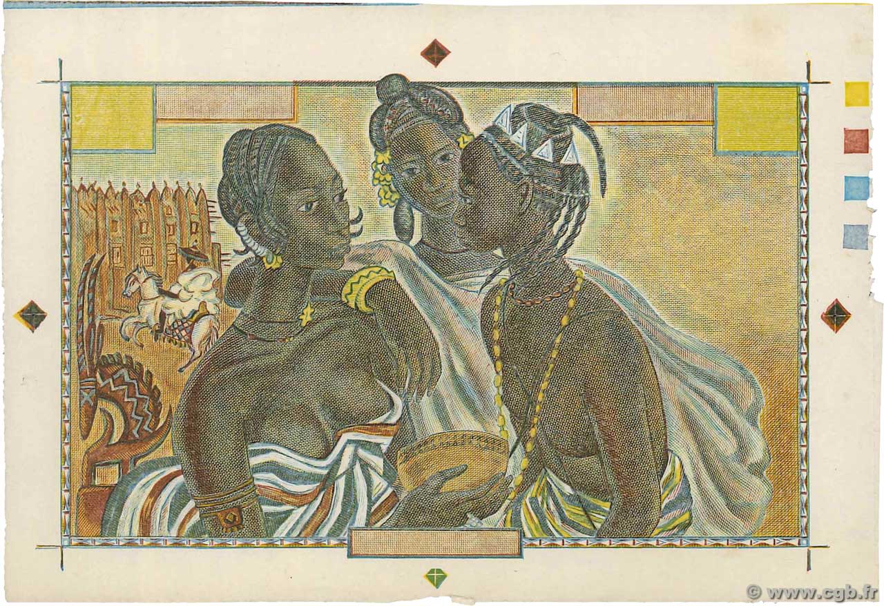50 Francs Épreuve FRENCH WEST AFRICA (1895-1958)  1956 P.45E AU