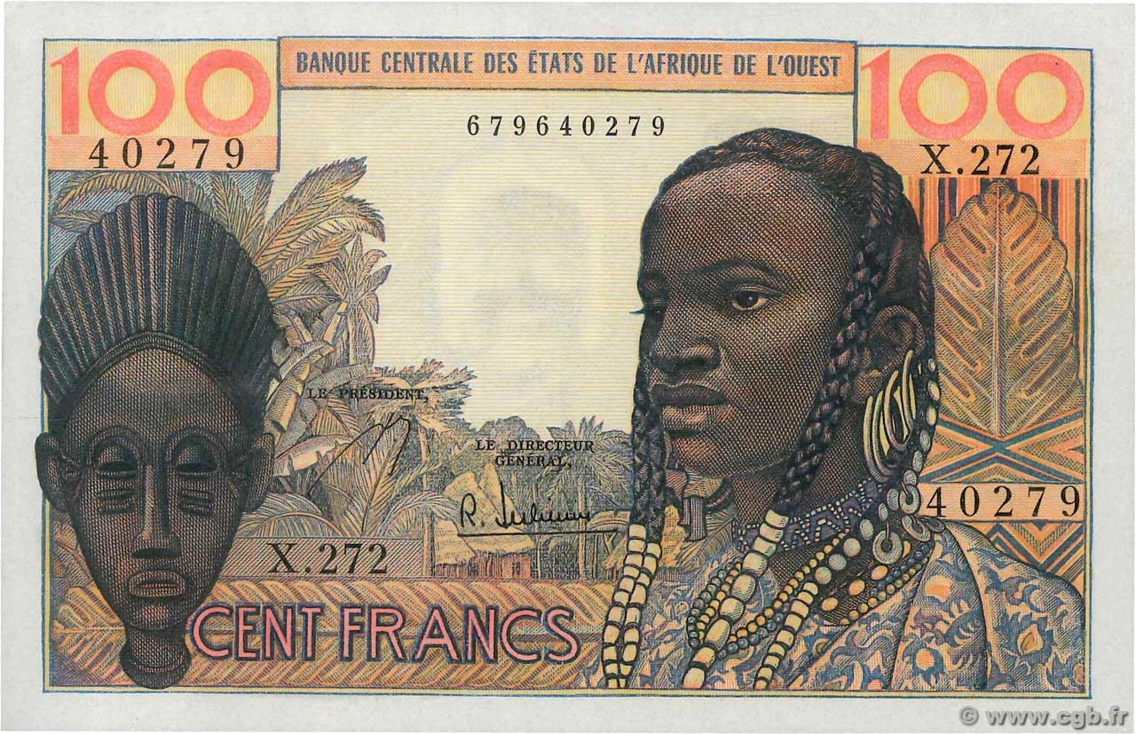 100 Francs ÉTATS DE L AFRIQUE DE L OUEST  1966 P.002b SPL+