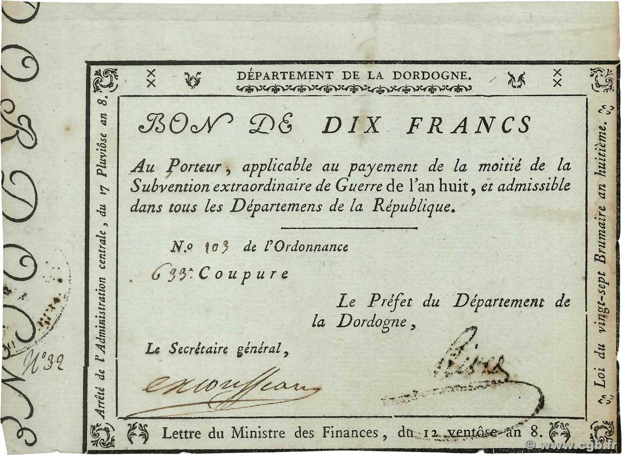 10 Francs FRANCIA  1799 Laf.221 AU