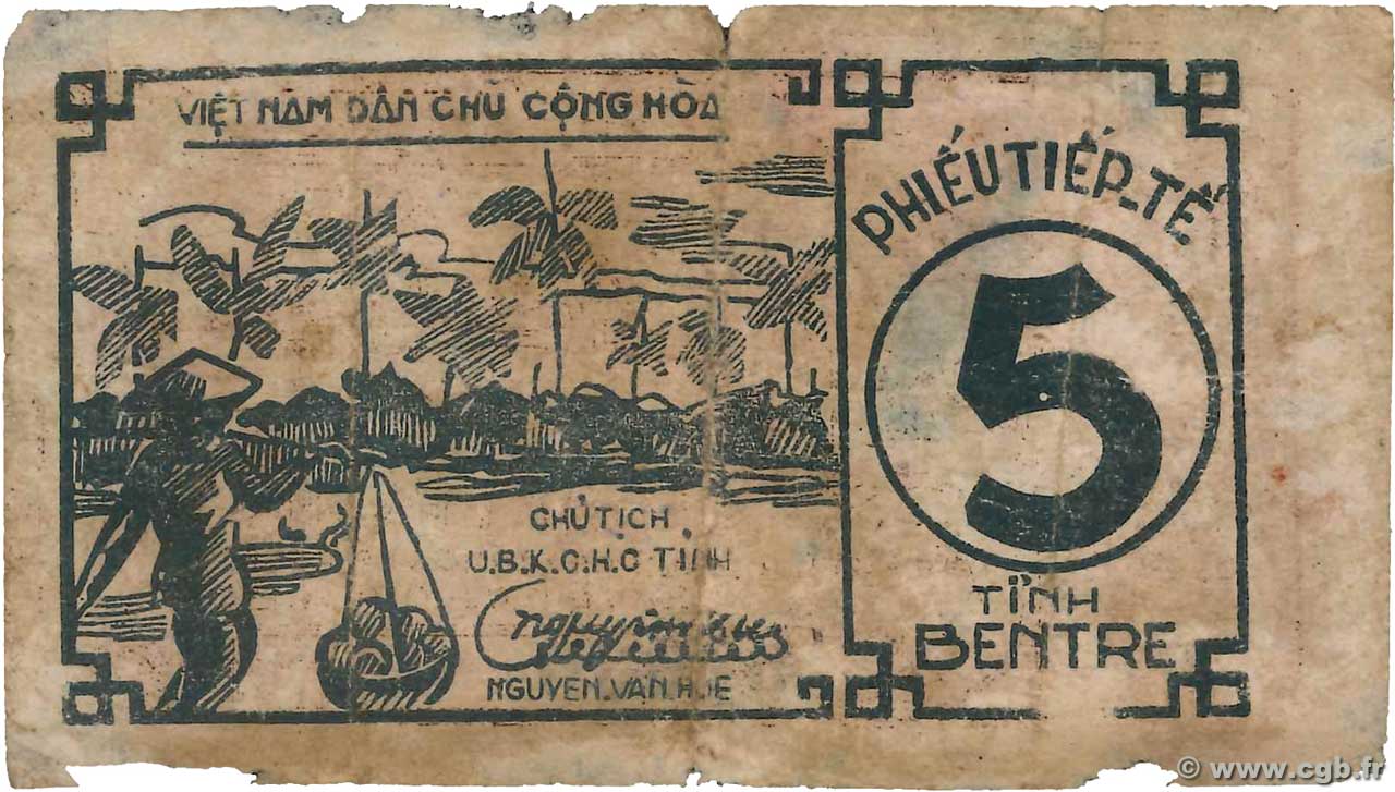 5 Dong VIETNAM  1950 P.- B