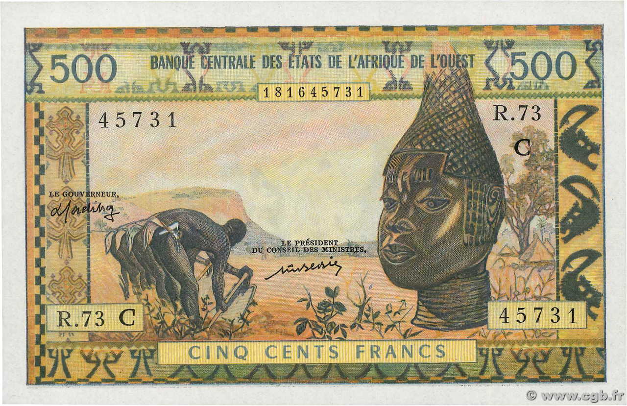 500 Francs ÉTATS DE L AFRIQUE DE L OUEST  1977 P.302Cm NEUF