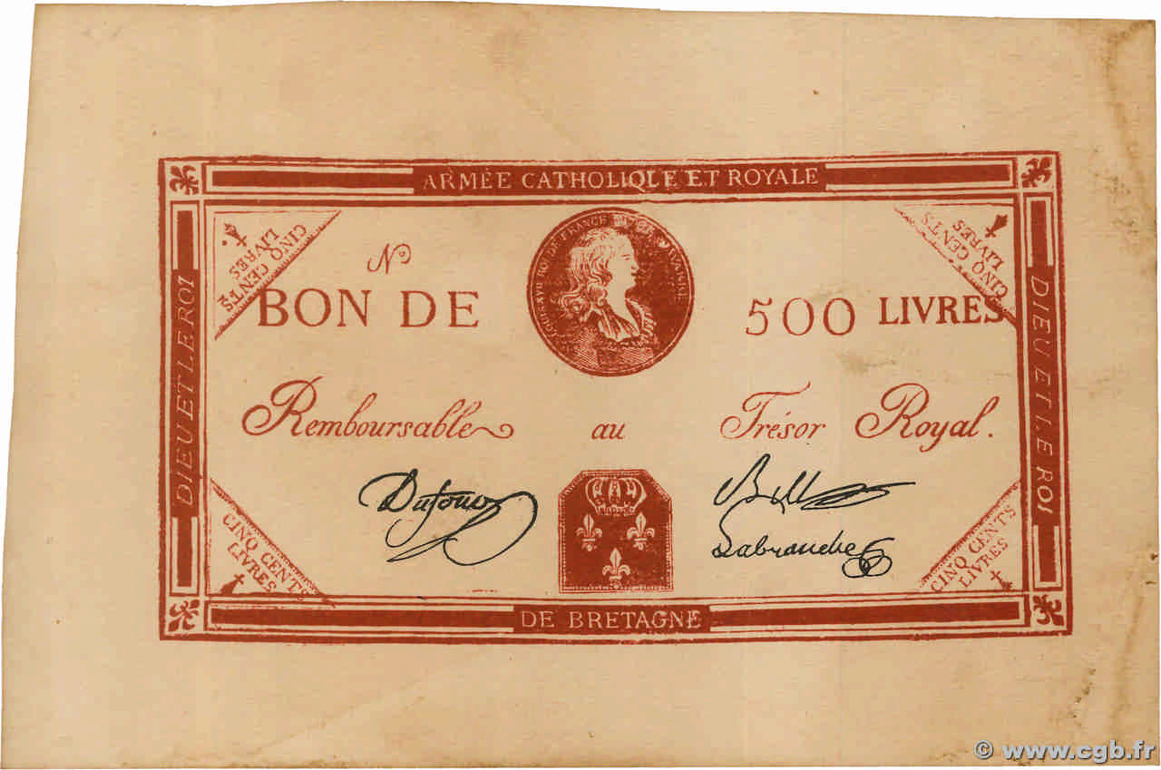 500 Livres Faux FRANCIA  1794 Laf.278 EBC