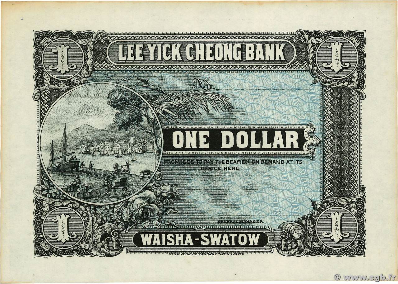 1 Dollar CHINA  1914 P.- AU-