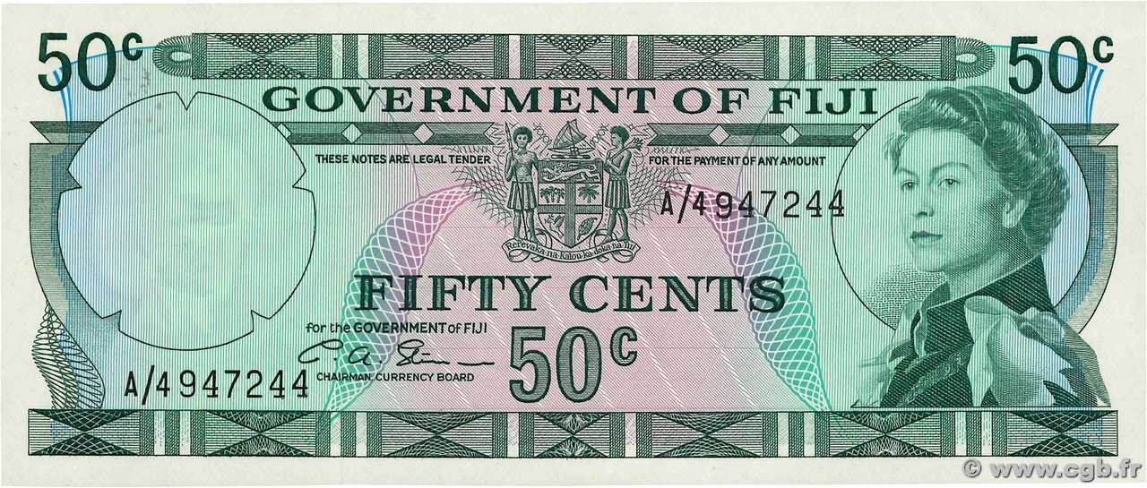 50 Cents FIDJI  1971 P.064b SPL