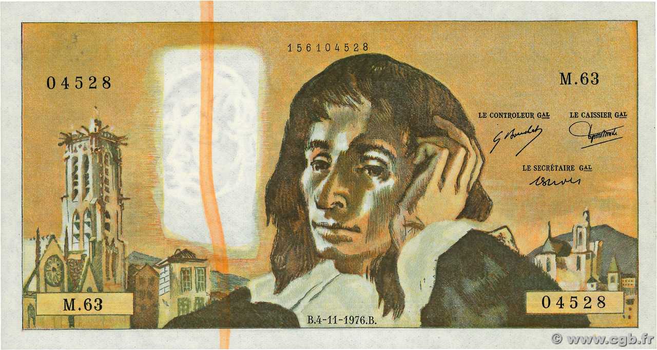 500 Francs PASCAL Fauté FRANCE  1976 F.71.15 pr.NEUF