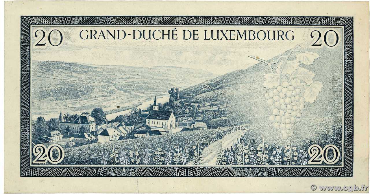 20 Francs Épreuve LUXEMBURGO  1966 P.54e SC+