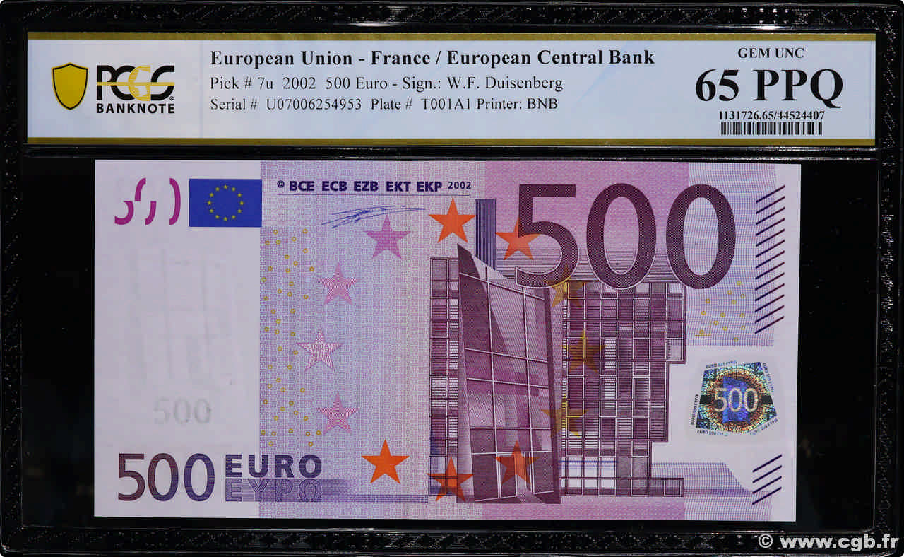 500 Euros EUROPE  2002 P.07u pr.NEUF