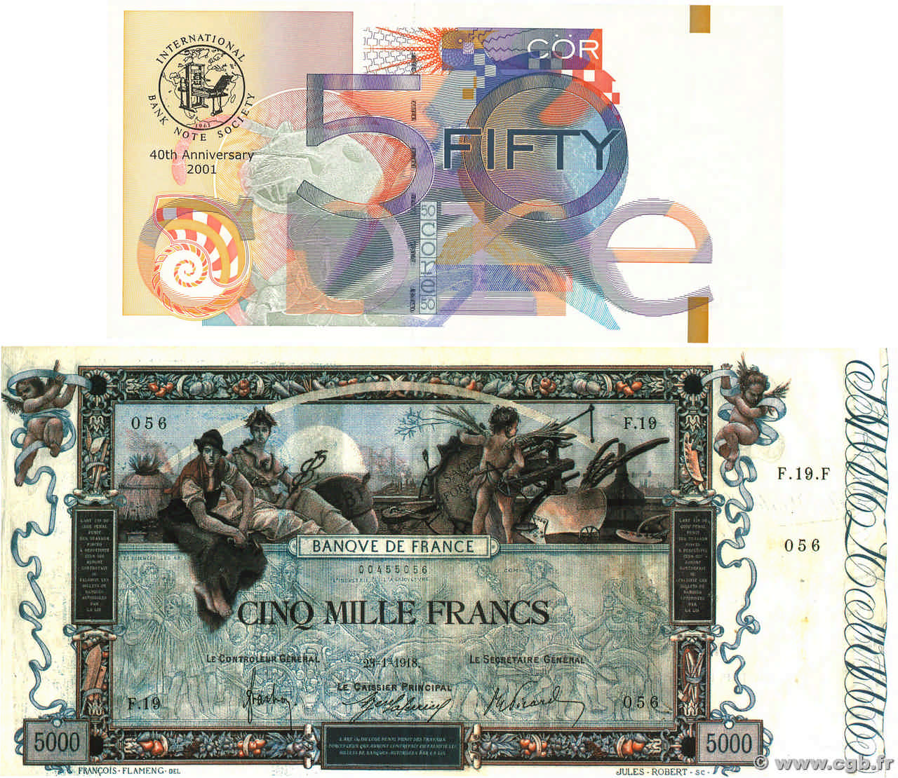 50 Pounds Test Note ENGLAND  2001  ST