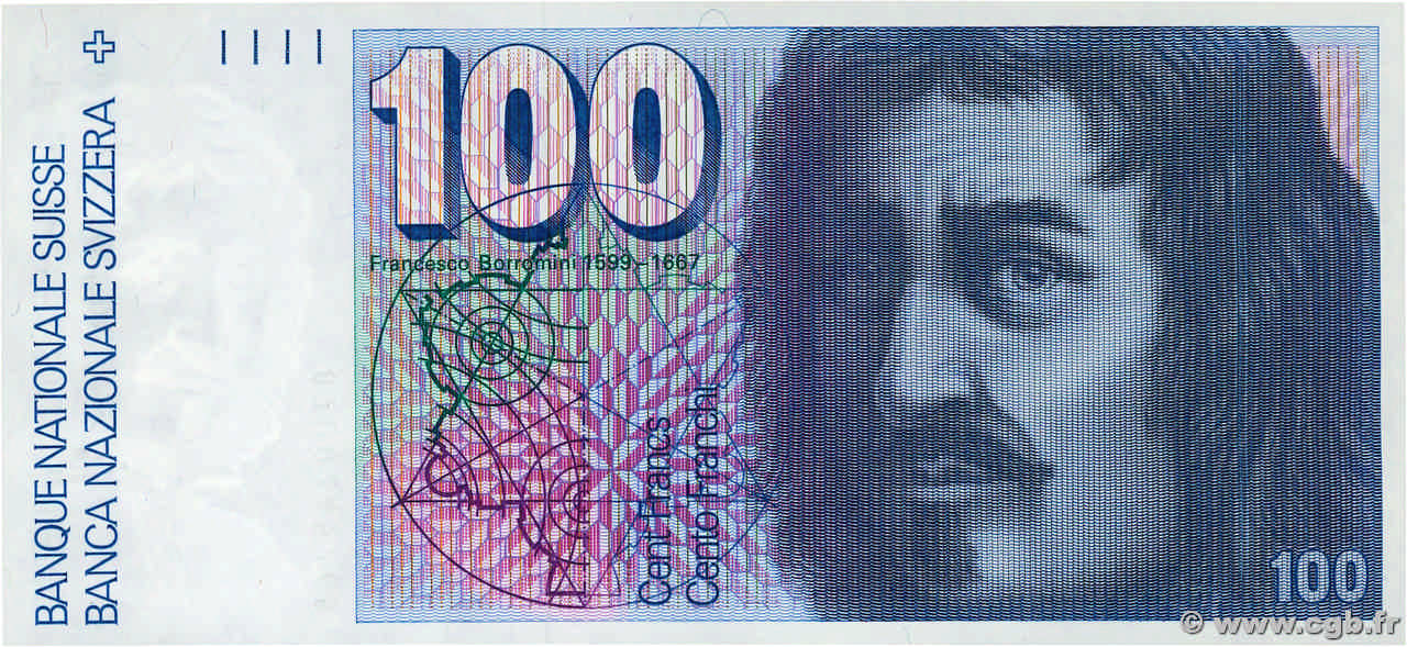 100 Francs SUISSE  1982 P.57e pr.NEUF