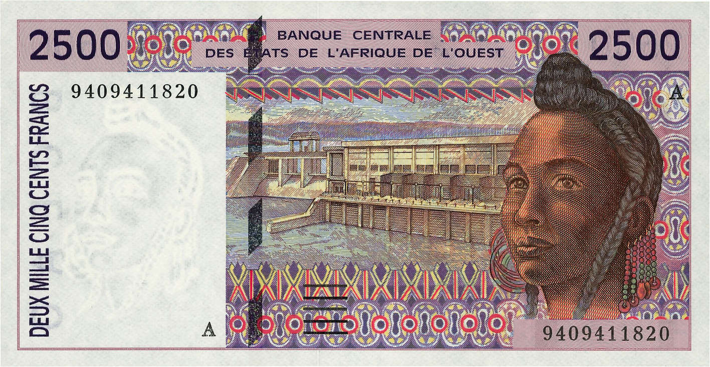 2500 Francs ÉTATS DE L AFRIQUE DE L OUEST  1994 P.112Ac pr.NEUF