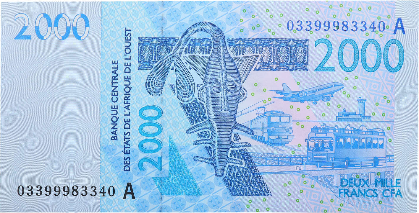 2000 Francs ÉTATS DE L AFRIQUE DE L OUEST  2003 P.116Aa NEUF