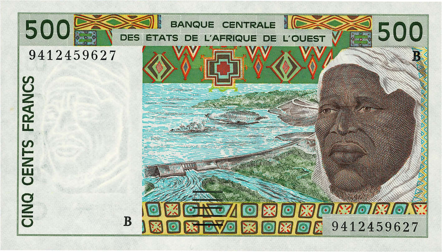 500 Francs ÉTATS DE L AFRIQUE DE L OUEST  1994 P.210Be pr.NEUF