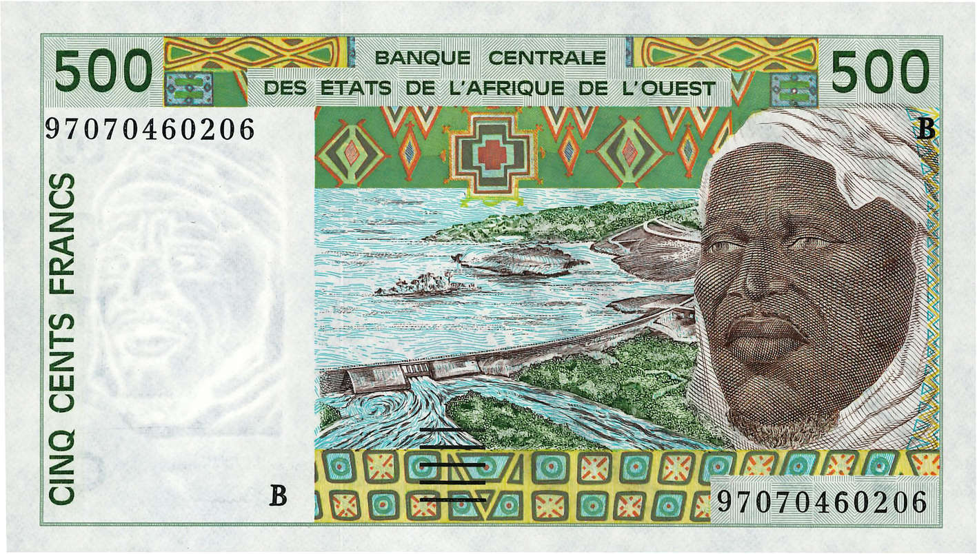 500 Francs ÉTATS DE L AFRIQUE DE L OUEST  1997 P.210Bi NEUF