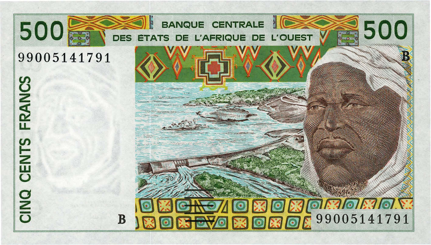 500 Francs WEST AFRIKANISCHE STAATEN  1999 P.210Bk ST