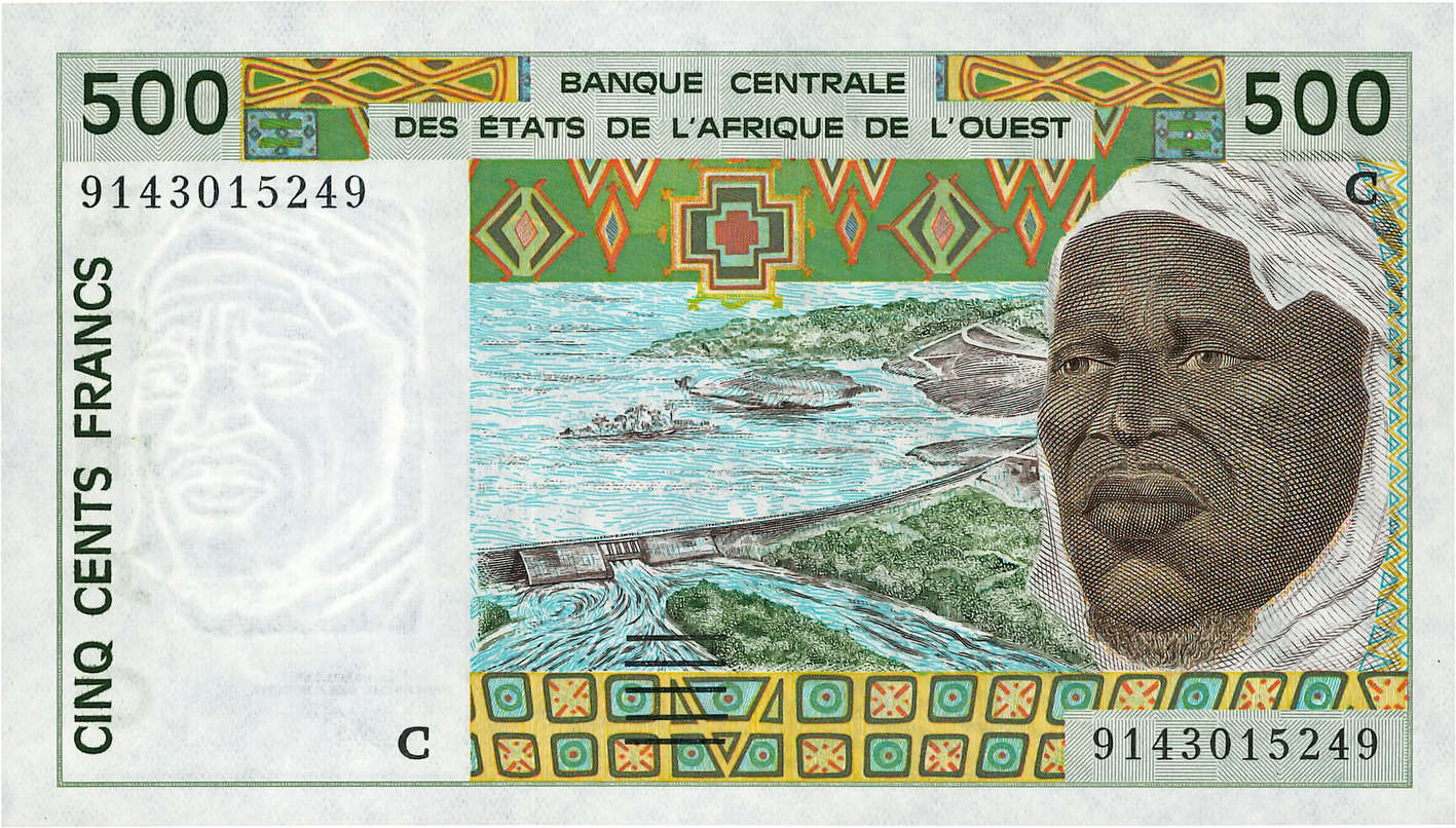 500 Francs ÉTATS DE L AFRIQUE DE L OUEST  1991 P.310Ca pr.NEUF