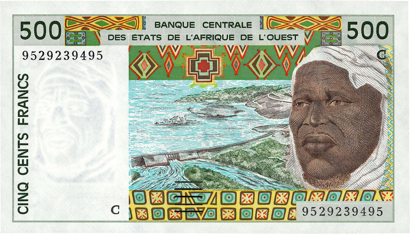 500 Francs ÉTATS DE L AFRIQUE DE L OUEST  1995 P.310Ce NEUF