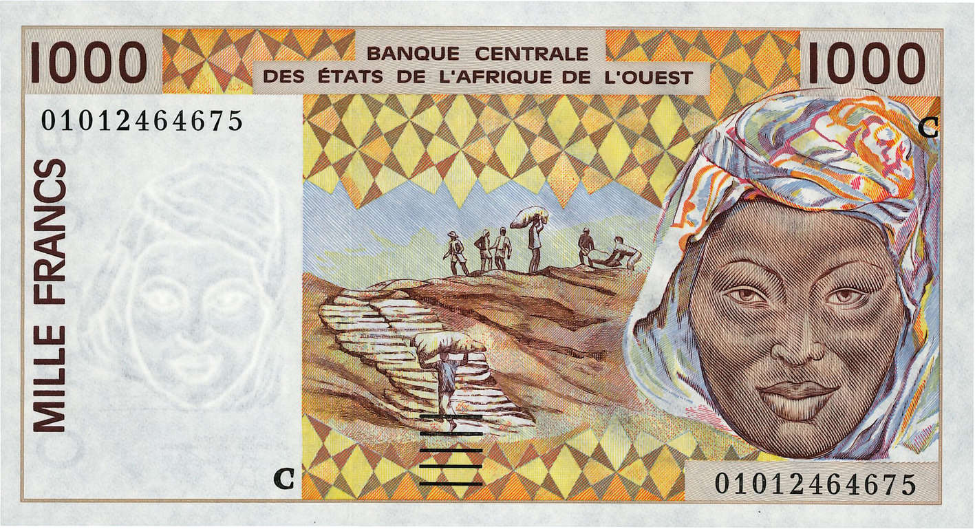 1000 Francs ÉTATS DE L AFRIQUE DE L OUEST  2001 P.311Cl NEUF