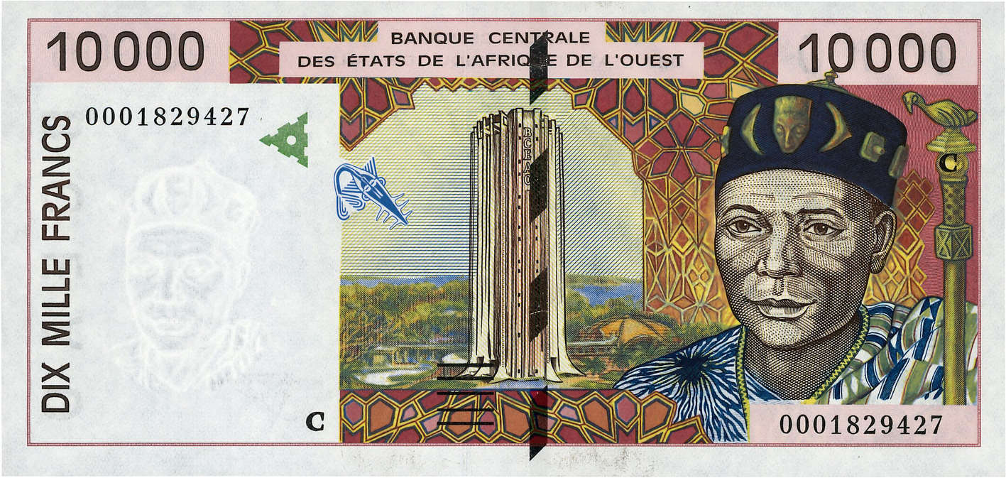 10000 Francs ÉTATS DE L AFRIQUE DE L OUEST  2000 P.314Ci NEUF