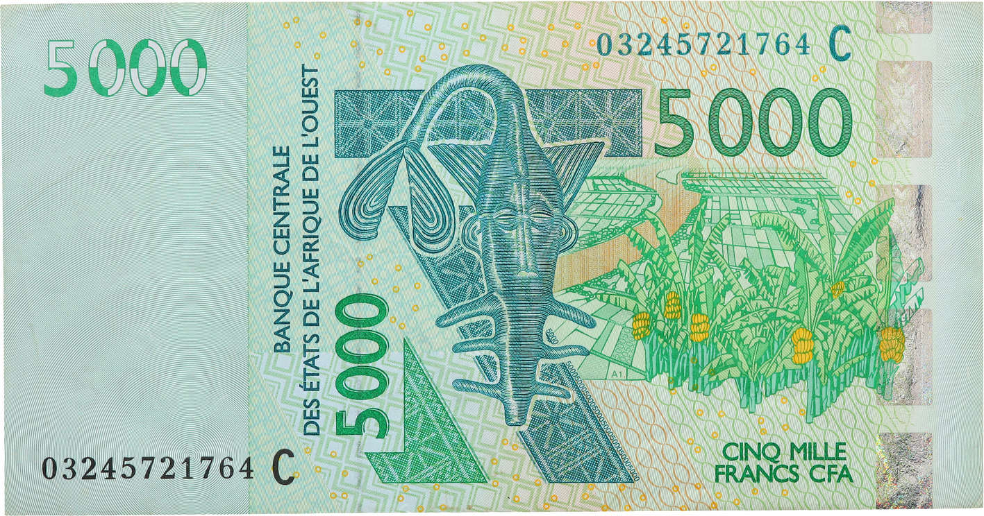 5000 Francs ÉTATS DE L AFRIQUE DE L OUEST  2003 P.317Ca SUP