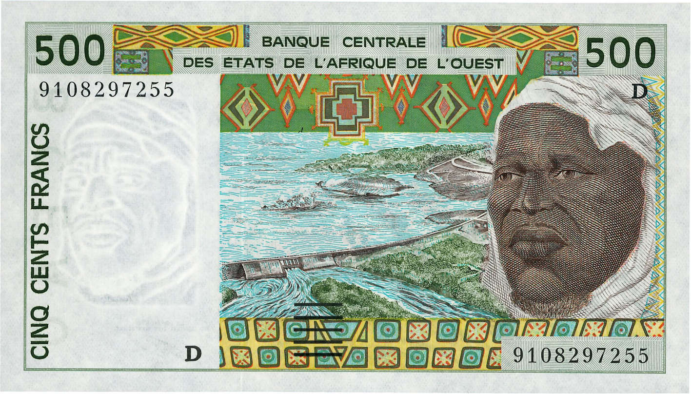 500 Francs ÉTATS DE L AFRIQUE DE L OUEST  1991 P.410Da NEUF