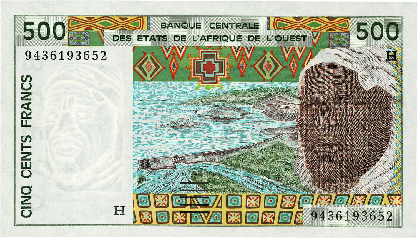 500 Francs ESTADOS DEL OESTE AFRICANO  1994 P.610Hd SC+