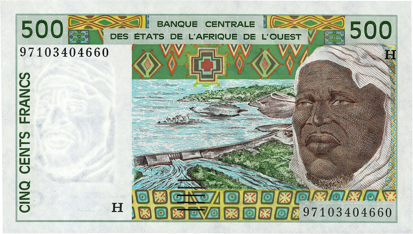 500 Francs ÉTATS DE L AFRIQUE DE L OUEST  1997 P.610Hh SUP+