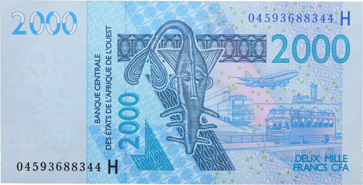 2000 Francs ÉTATS DE L AFRIQUE DE L OUEST  2004 P.616Hb pr.NEUF