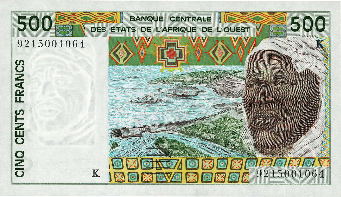 500 Francs ÉTATS DE L AFRIQUE DE L OUEST  1992 P.710Kb NEUF