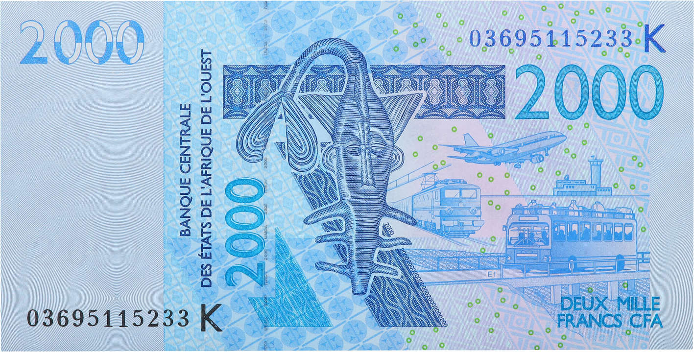 2000 Francs WEST AFRICAN STATES  2003 P.716Ka UNC