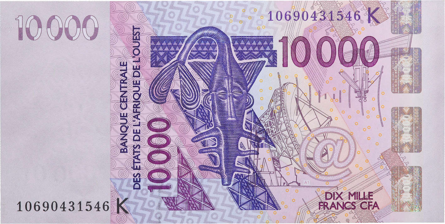 10000 Francs ÉTATS DE L AFRIQUE DE L OUEST  2010 P.718Ki pr.NEUF