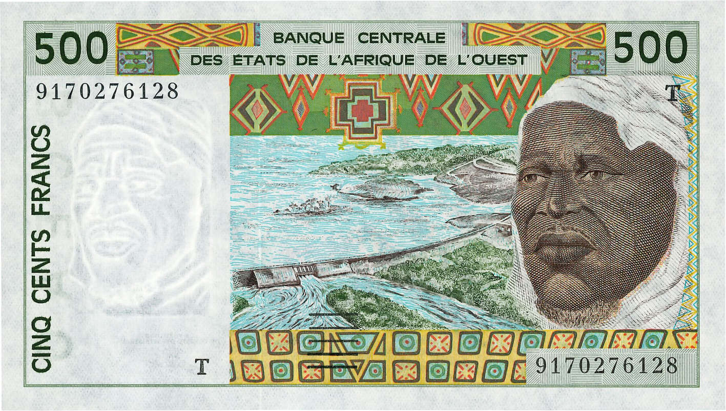 500 Francs WEST AFRIKANISCHE STAATEN  1991 P.810Ta ST