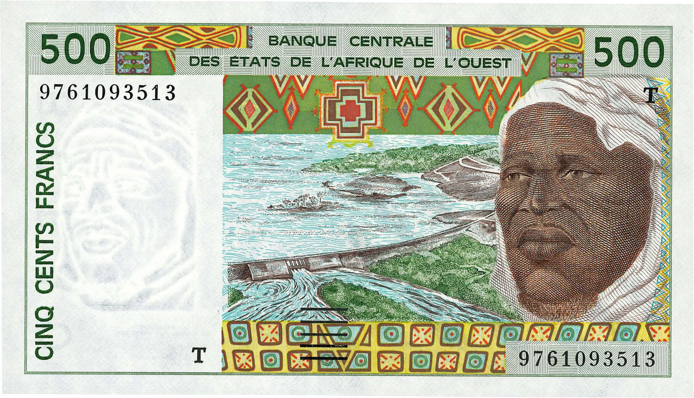 500 Francs STATI AMERICANI AFRICANI  1997 P.810Tg FDC