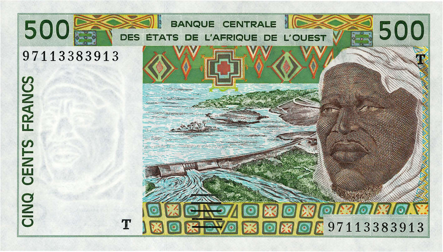 500 Francs ÉTATS DE L AFRIQUE DE L OUEST  1997 P.810Th NEUF