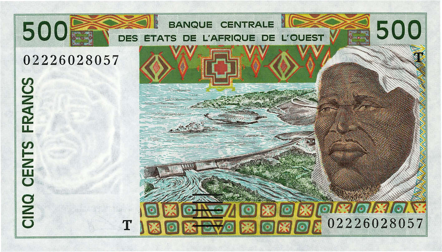 500 Francs WEST AFRICAN STATES  2002 P.810Tm UNC